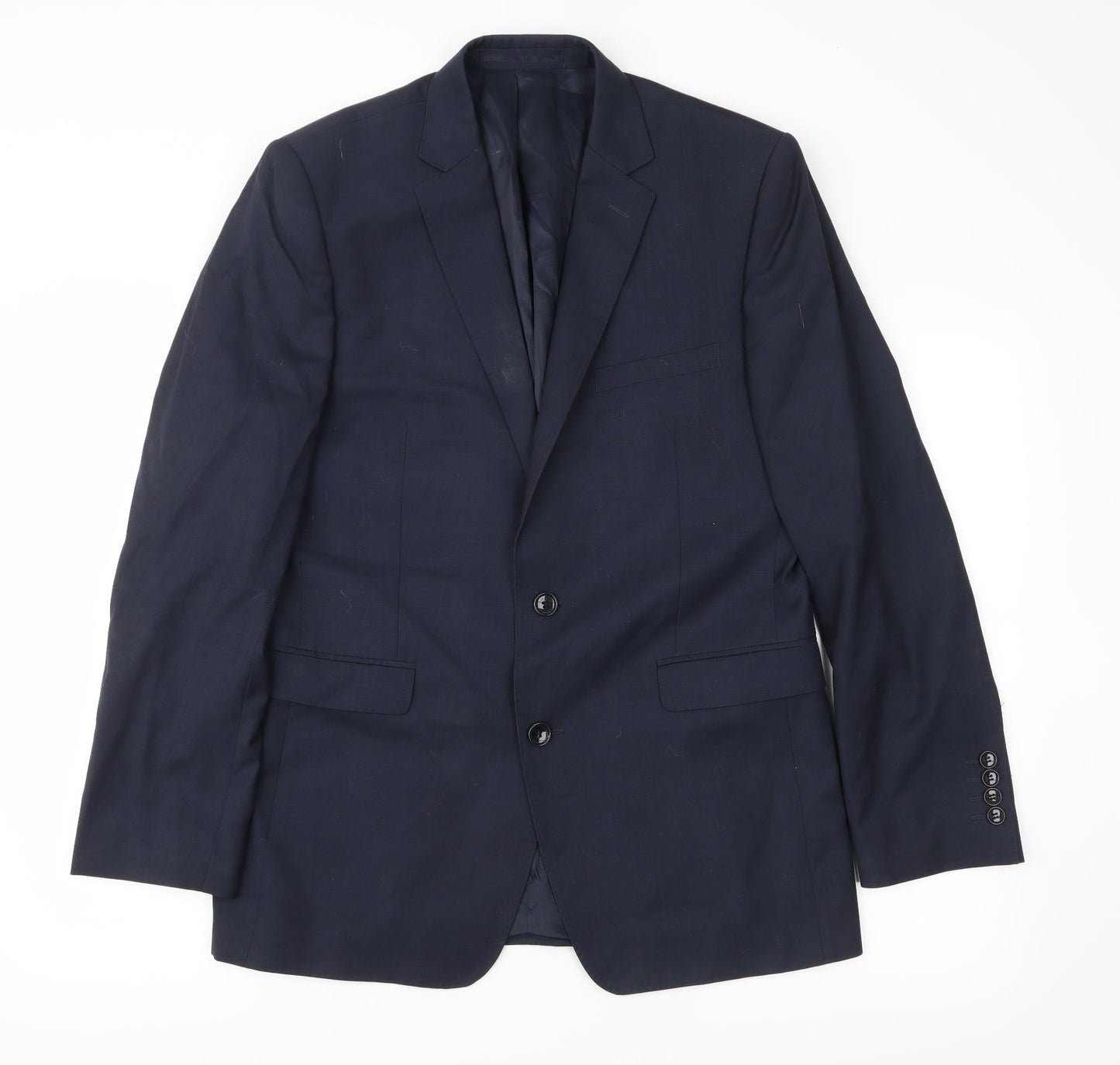 Mens UK Size 40 Preworn Regular Blue Suit Jacket