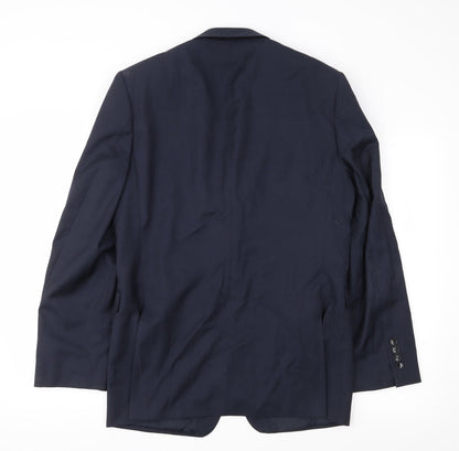 Mens UK Size 40 Preworn Regular Blue Suit Jacket