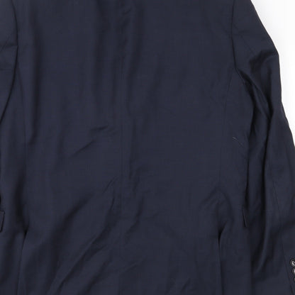 Mens UK Size 40 Preworn Regular Blue Suit Jacket