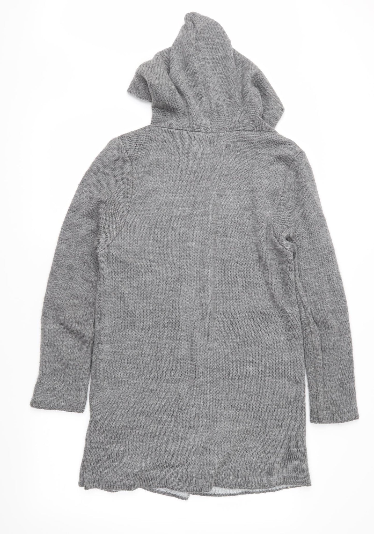 Amisu Womens Grey  Knit Cardigan Jumper Size S