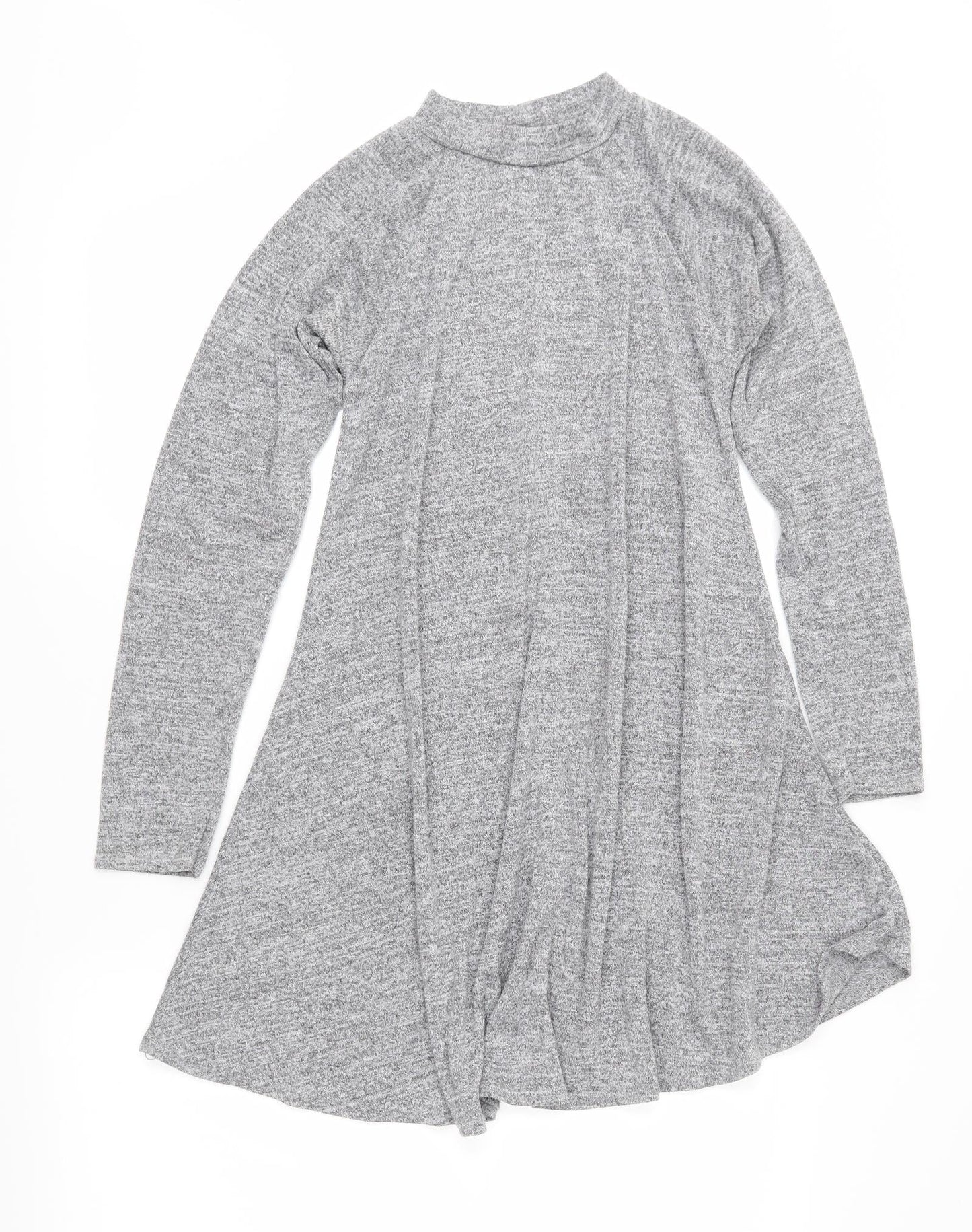 Bonnie & Clyde Womens Grey  Jersey Fit & Flare  Size 10