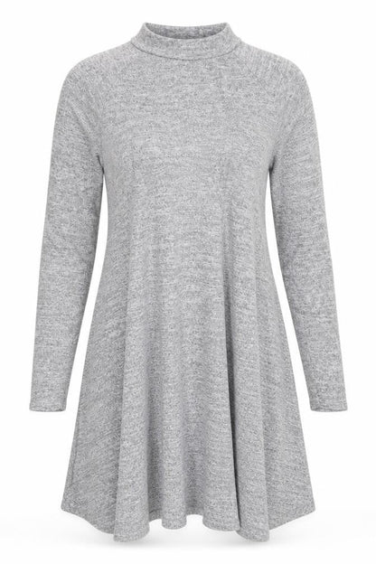 Bonnie & Clyde Womens Grey  Jersey Fit & Flare  Size 10