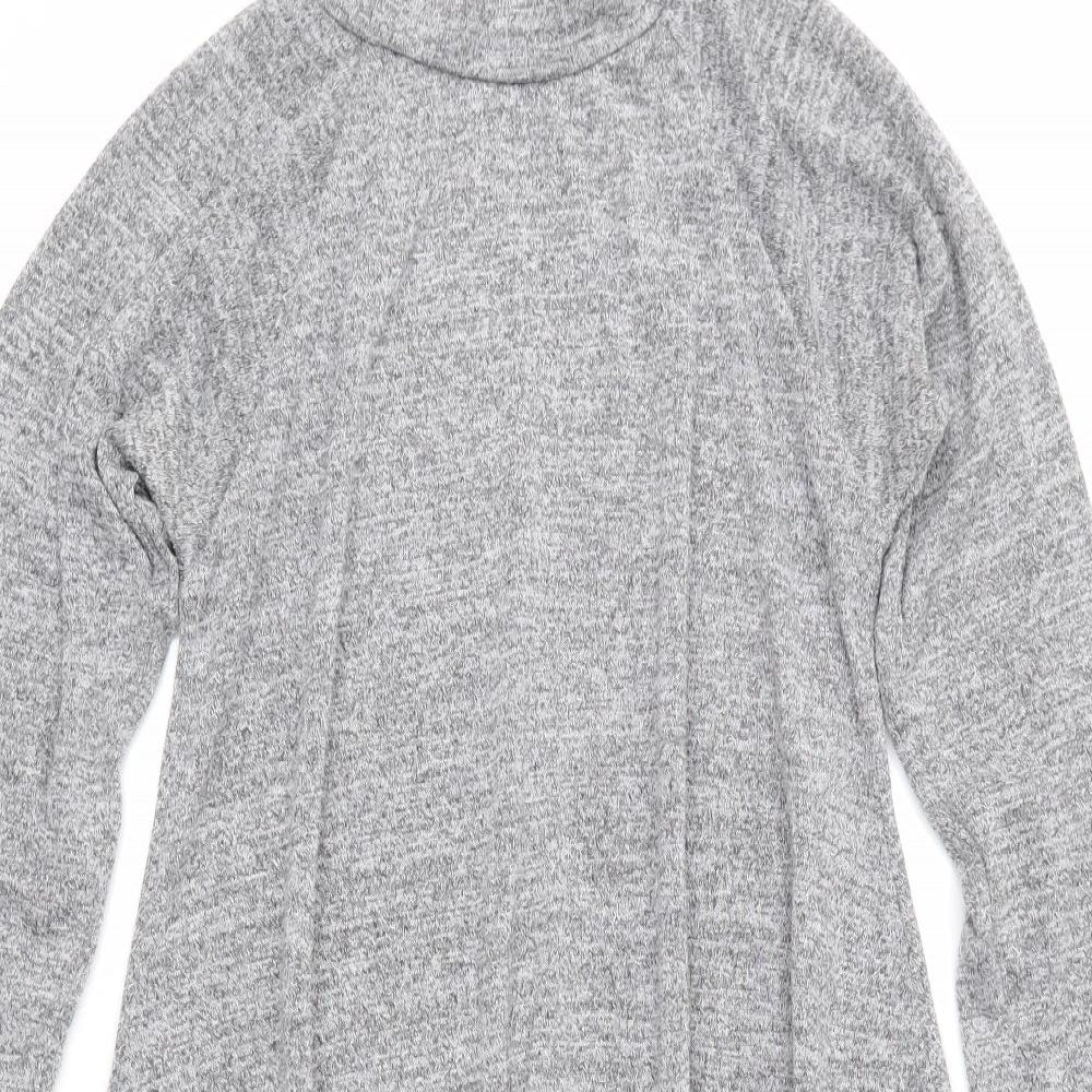 Bonnie & Clyde Womens Grey  Jersey Fit & Flare  Size 10