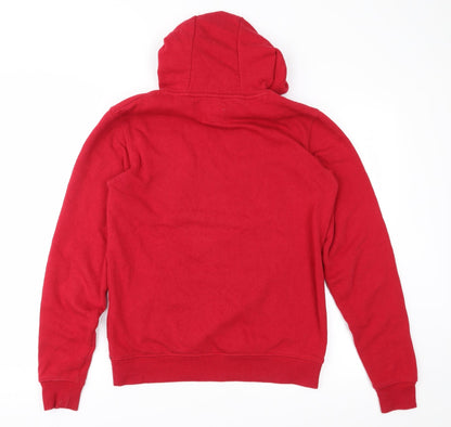 Mens UK Size XS Cedar Wood State Red Pullover Hoodie
