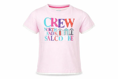 Crew Clothing Pink  Jersey Basic T-Shirt Size 7 Years