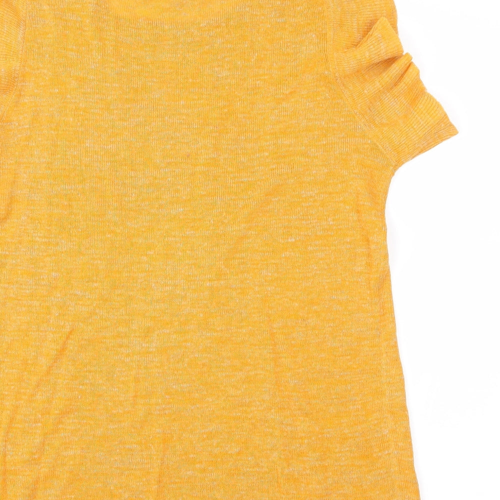 NEXT Womens Orange  Knit Pullover Jumper Size 14