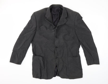 Mens UK Size 42 Preworn Regular Grey Suit Jacket