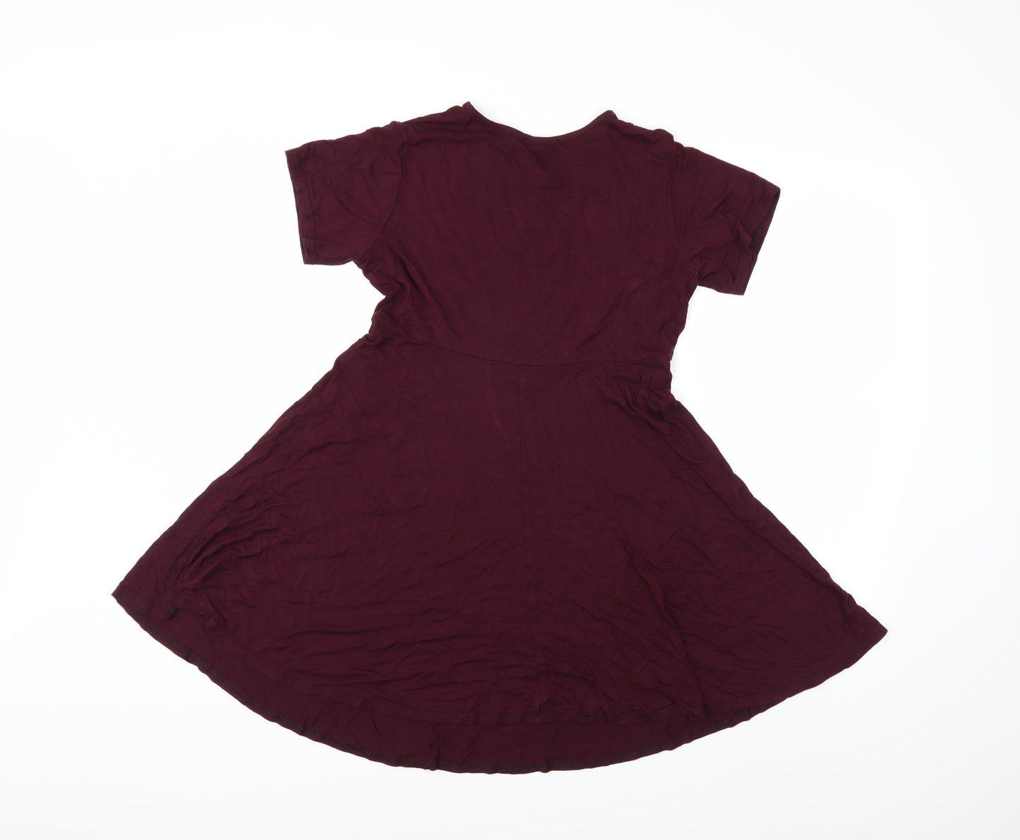 Boohoo Womens Red   Fit & Flare  Size 8