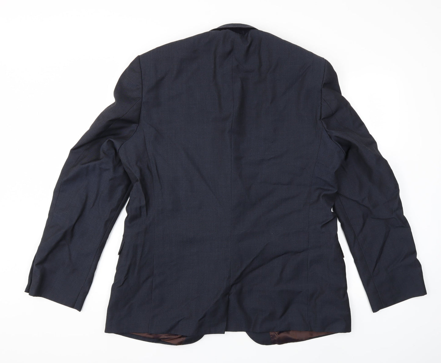 Mens UK Size 46 Preworn Regular Blue Suit Jacket