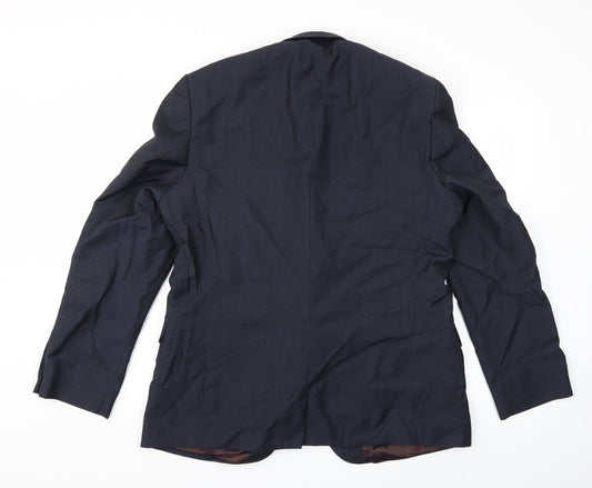Mens UK Size 46 Preworn Regular Blue Suit Jacket