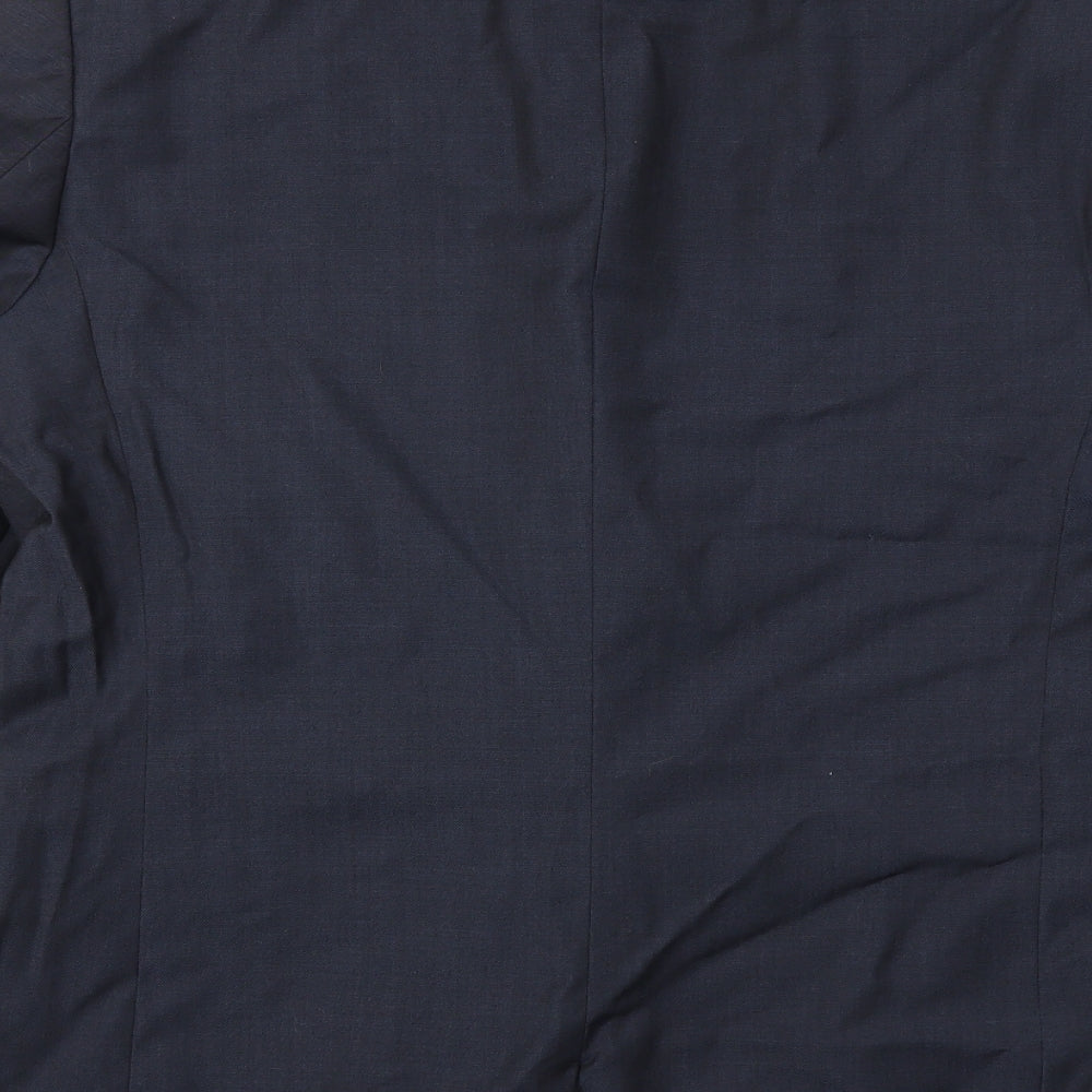 Mens UK Size 46 Preworn Regular Blue Suit Jacket