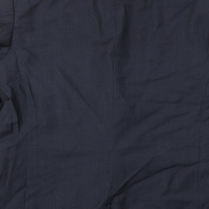 Mens UK Size 46 Preworn Regular Blue Suit Jacket