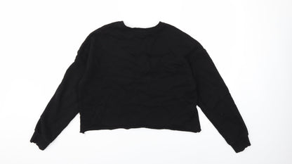 Primark Girls Black   Pullover Sweatshirt Size 14 Years