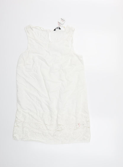 F&F Womens White   Shift  Size 12