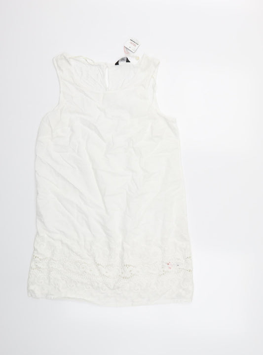 F&F Womens White   Shift  Size 12