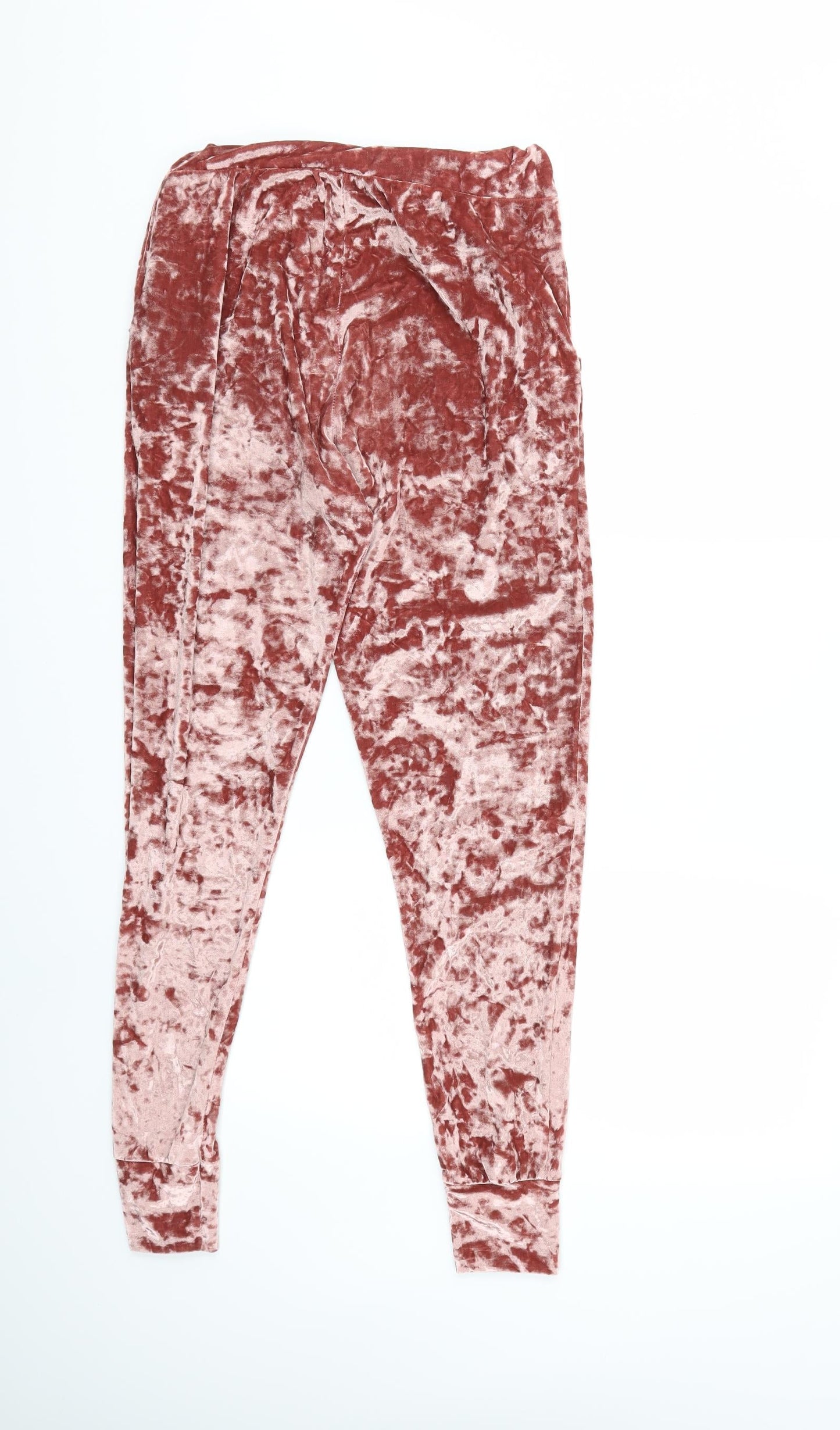 Womens UK Size 30 in Preworn Regular Fit Sweatpants Pink Trousers