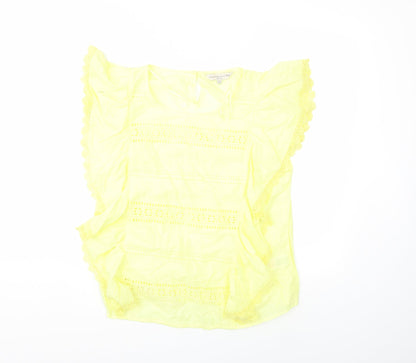 F&F Womens Yellow   Basic Blouse