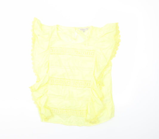 F&F Womens Yellow   Basic Blouse