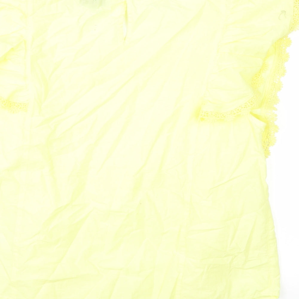 F&F Womens Yellow   Basic Blouse