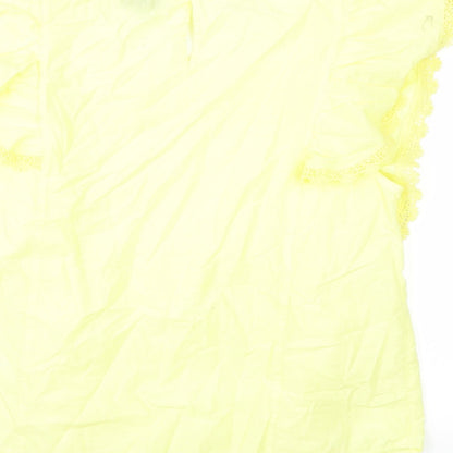 F&F Womens Yellow   Basic Blouse