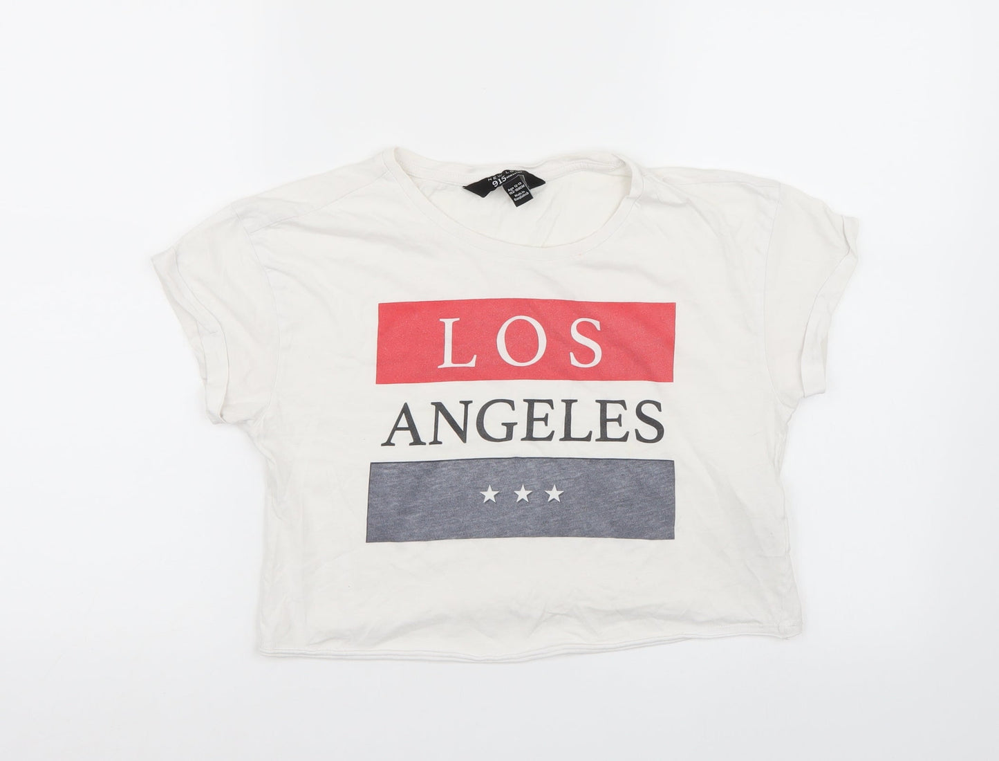 Womens UK Size S newlook White Basic T-Shirt
