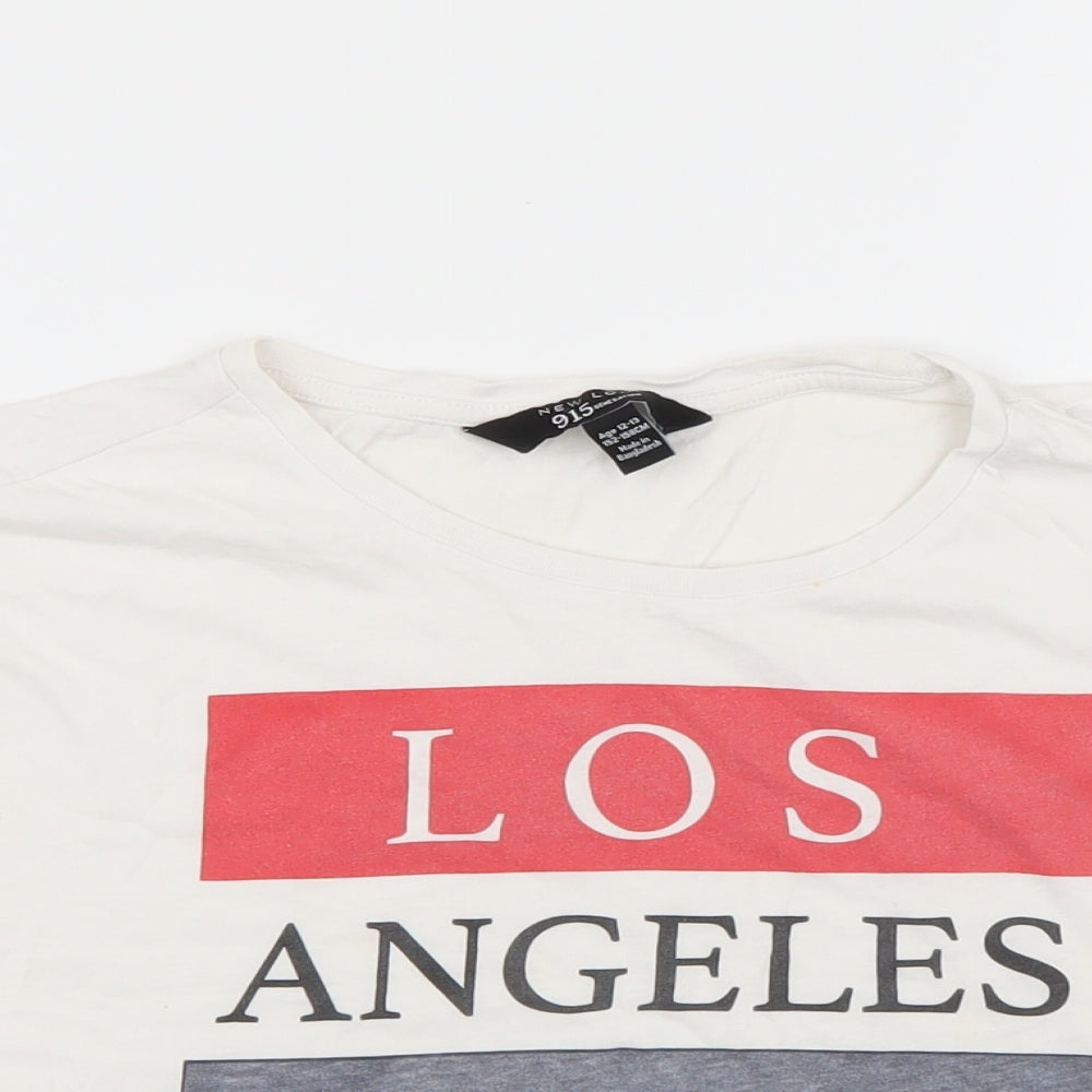 Womens UK Size S newlook White Basic T-Shirt