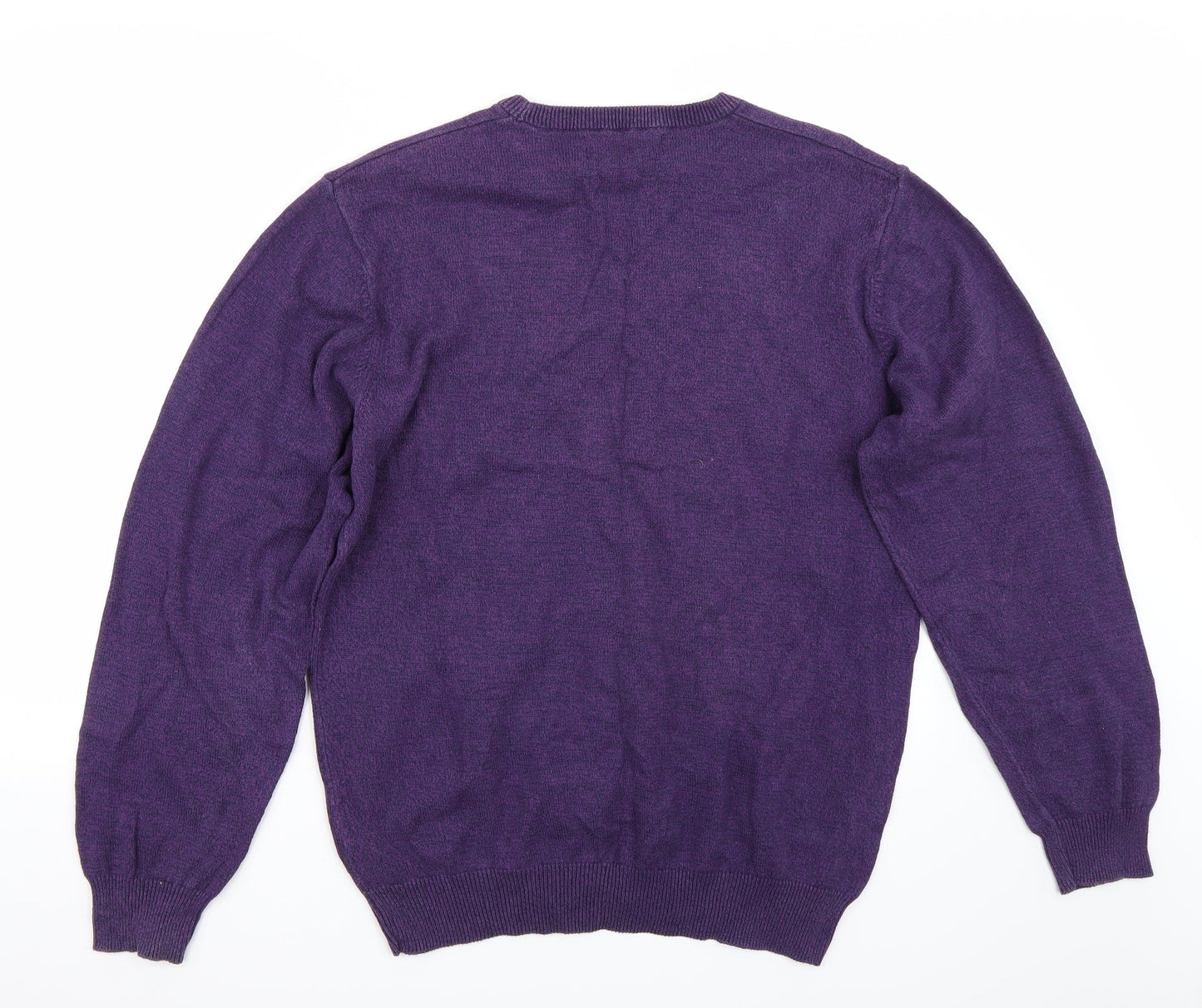 Dunnes Mens Purple   Pullover Jumper Size L