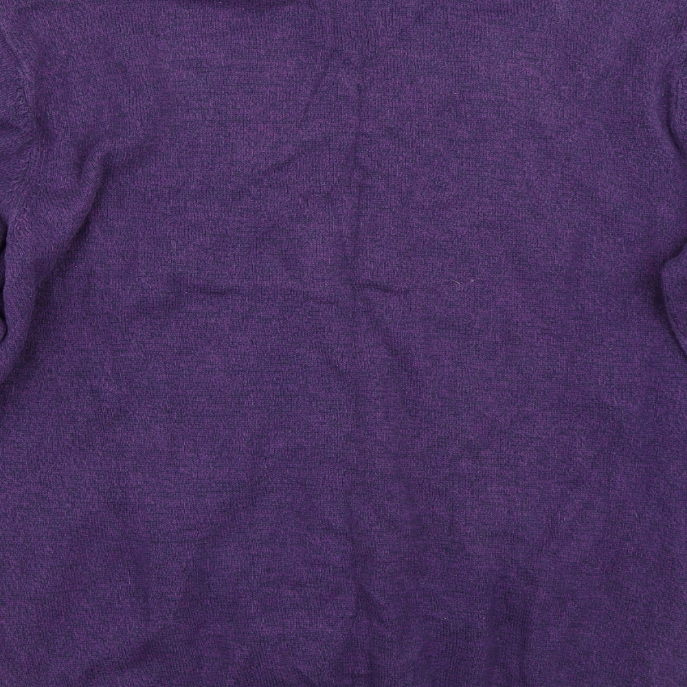 Dunnes Mens Purple   Pullover Jumper Size L