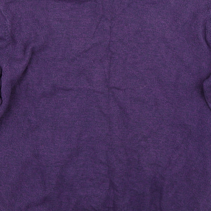 Dunnes Mens Purple   Pullover Jumper Size L