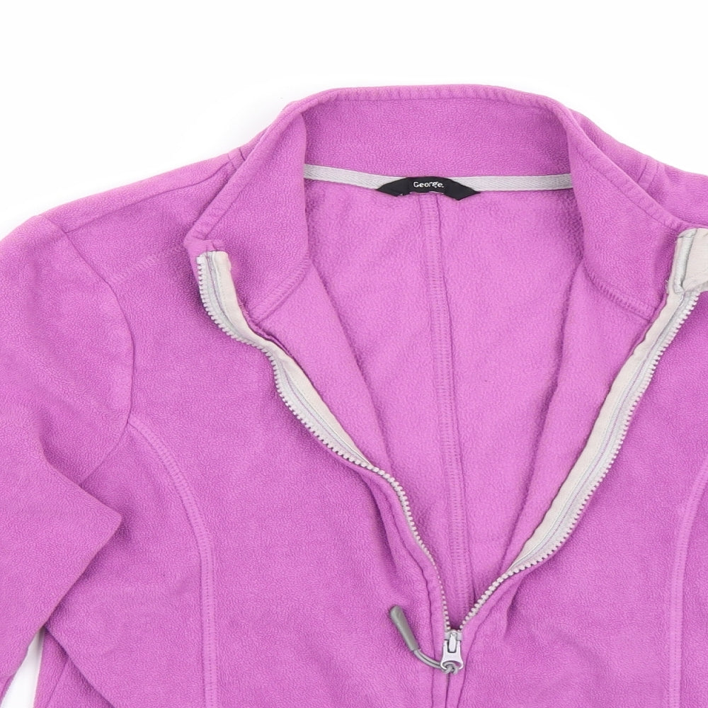 George Womens Purple   Jacket Coat Size 10