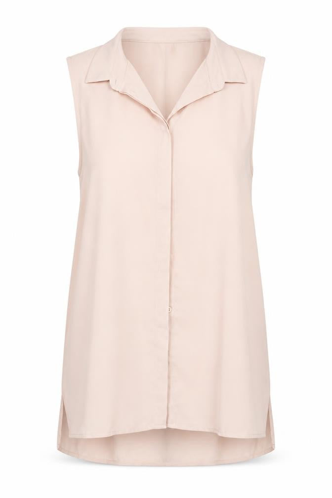 Womens UK Size 12 Newlook Pink Basic Button-Up