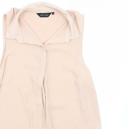 Newlook Womens Pink   Basic Button-Up Size 12