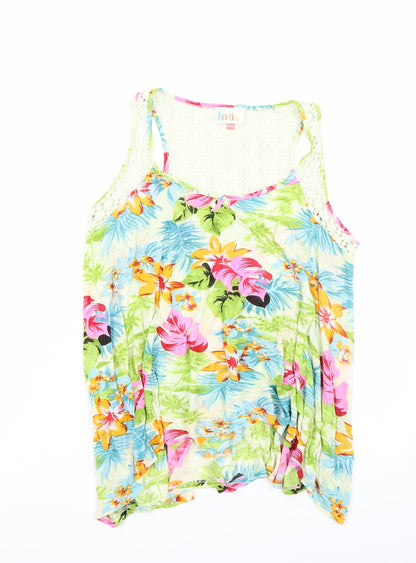 Womens UK Size 8 Lottie Blue Basic Tank