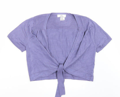 Marks & Spencer Womens Purple   Pullover Jumper Size 14