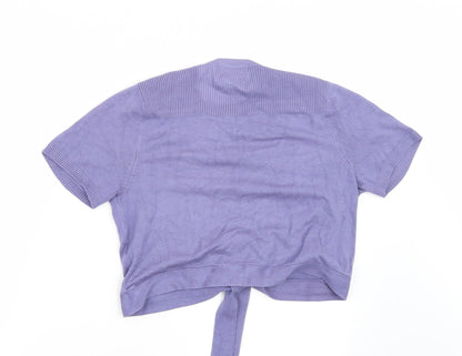 Marks & Spencer Womens Purple   Pullover Jumper Size 14