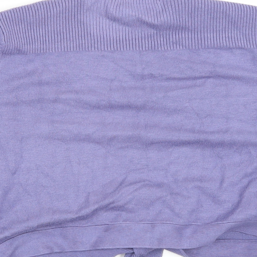Marks & Spencer Womens Purple   Pullover Jumper Size 14