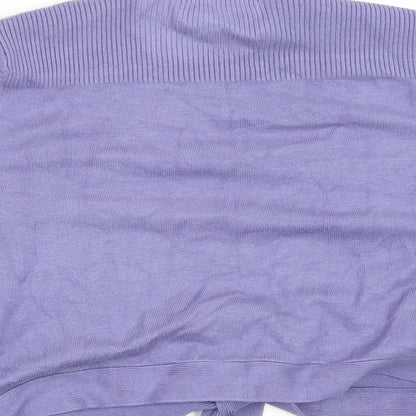 Marks & Spencer Womens Purple   Pullover Jumper Size 14