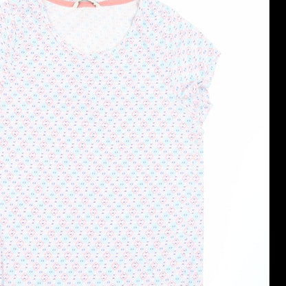 TU Womens White   Basic T-Shirt Size 8