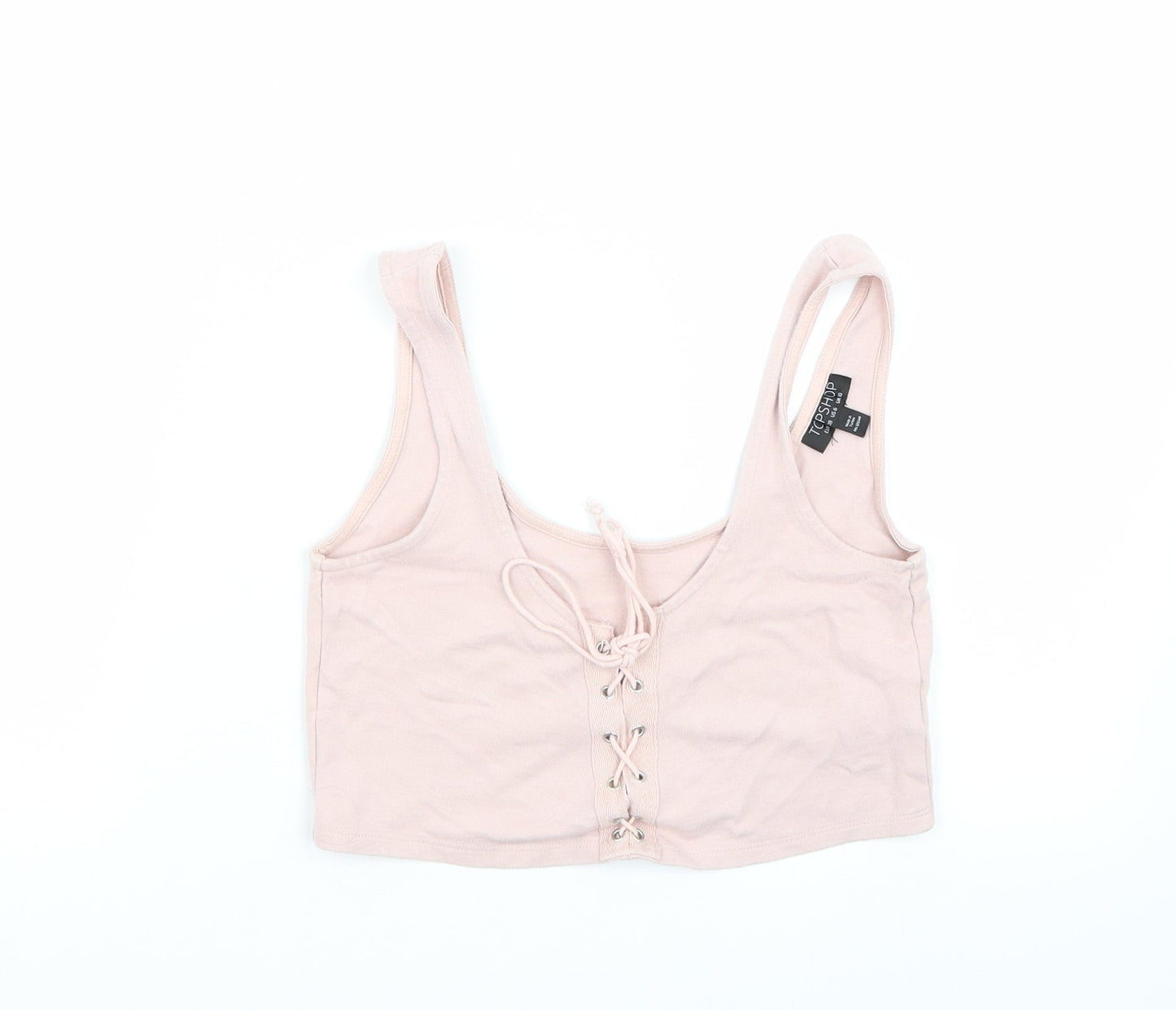 Topshop Womens Pink   Basic Tank Size 6