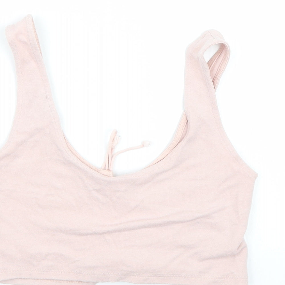 Topshop Womens Pink   Basic Tank Size 6