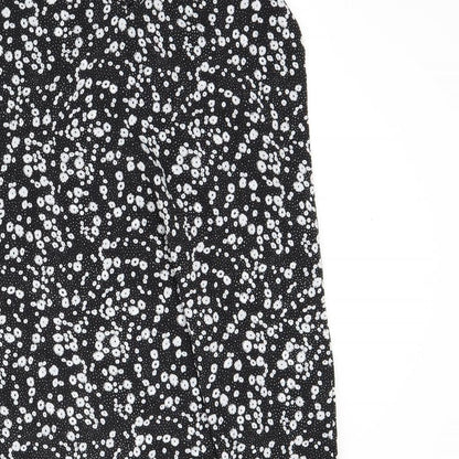 shien Womens Black Floral  Camisole Blouse Size 8