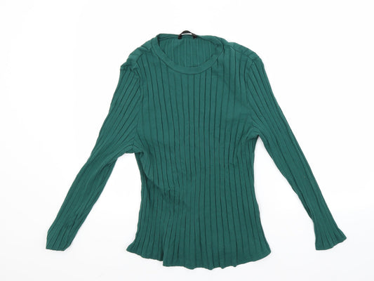 Preworn Womens Green   Pullover Jumper Size S