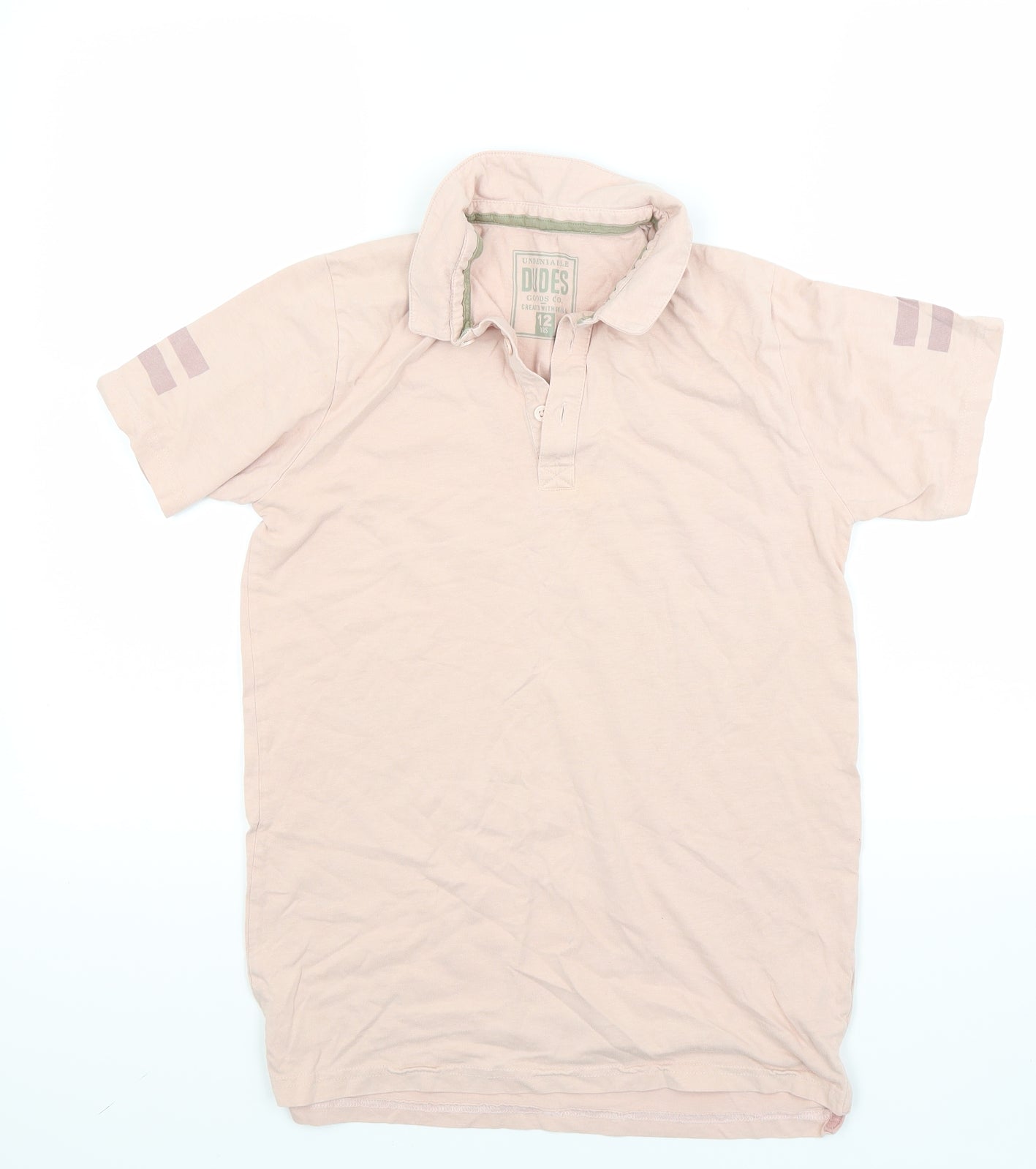Matalan Boys Pink   Basic Polo Size 12 Years