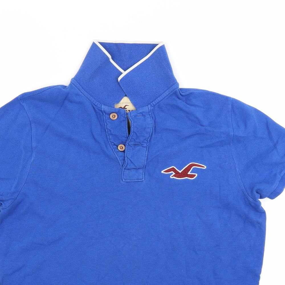 Hollister Mens Blue    Polo Size S