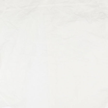 Womens UK Size 16 Peacocks White Basic Button-Up
