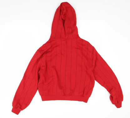 Divided Womens Red   Pullover Hoodie Size M