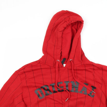 Divided Womens Red   Pullover Hoodie Size M