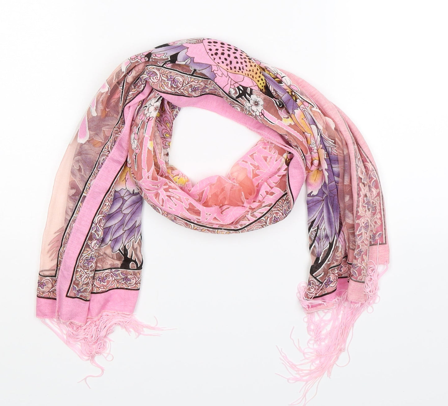 Preworn Girls Multicoloured Floral  Scarf Scarves & Wraps One Size