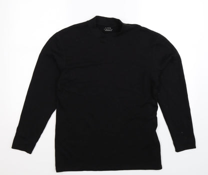 Womens Black   Pullover Sweatshirt Size XL