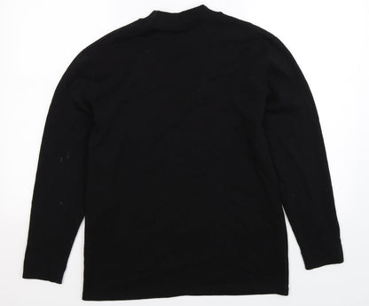Womens Black   Pullover Sweatshirt Size XL